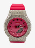 custom iced-out Casio G-SHOCK GA-2100 “CasiOak” style